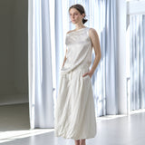 Saia Balonê Amassada