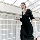 Vestido Decote Franzido