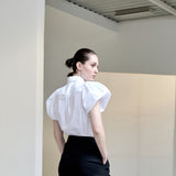 Camisa Manga Curta Balonê