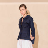 Casaco 4 Bolsos Jeans