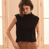 Blusa Botãozinho Algodão